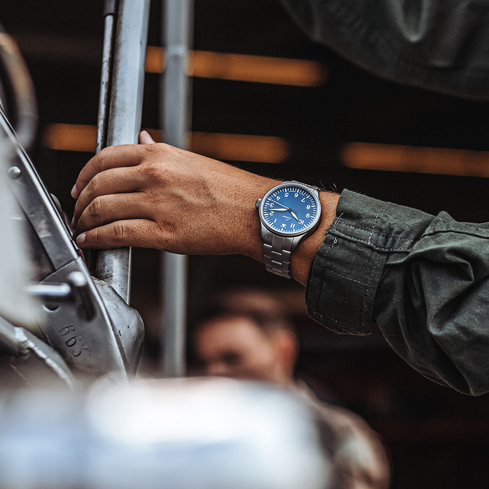 Laco Pilot Watches Basic Augsburg Blaue Stunde 39 MB